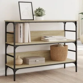 Konsole aus Sonoma-Eichen-Ingenieurholz, 100x32x75 cm. von , Seitentische - Ref: Foro24-839059, Preis: 64,69 €, Rabatt: %