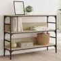 Mesa consola madera de ingeniería roble Sonoma 100x32x75 cm by , Side tables - Ref: Foro24-839059, Price: 64,69 €, Discount: %