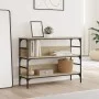 Konsole aus Sonoma-Eichen-Ingenieurholz, 100x32x75 cm. von , Seitentische - Ref: Foro24-839059, Preis: 62,45 €, Rabatt: %