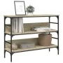 Mesa consola madera de ingeniería roble Sonoma 100x32x75 cm by , Side tables - Ref: Foro24-839059, Price: 64,69 €, Discount: %