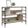 Mesa consola madera de ingeniería roble Sonoma 100x32x75 cm by , Side tables - Ref: Foro24-839059, Price: 65,01 €, Discount: %