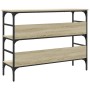 Mesa consola madera de ingeniería roble Sonoma 100x32x75 cm by , Side tables - Ref: Foro24-839059, Price: 65,01 €, Discount: %