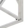 Beistelltisch aus Edelstahl in Silber und recyceltem Massivholz. von , Couchtisch - Ref: Foro24-349952, Preis: 84,54 €, Rabat...