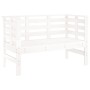 Massive Gartenbank aus weißer Kiefer 111,5x53x71 cm von , Gartenbänke - Ref: Foro24-825136, Preis: 78,65 €, Rabatt: %