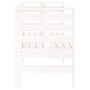 Massive Gartenbank aus weißer Kiefer 111,5x53x71 cm von , Gartenbänke - Ref: Foro24-825136, Preis: 78,65 €, Rabatt: %