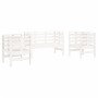 3-teiliges Gartensitzgruppen-Set aus massivem Kiefernholz in Weiß. von , Gartensets - Ref: Foro24-825143, Preis: 180,11 €, Ra...