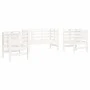 3-teiliges Gartensitzgruppen-Set aus massivem Kiefernholz in Weiß. von , Gartensets - Ref: Foro24-825143, Preis: 178,44 €, Ra...