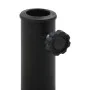 Halbkreisförmiger Sonnenschirmständer aus schwarzem Polyresin, 9 kg von vidaXL, Schirmständer - Ref: Foro24-45198, Preis: 47,...