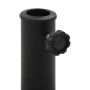 Halbkreisförmiger Sonnenschirmständer aus schwarzem Polyresin, 9 kg von vidaXL, Schirmständer - Ref: Foro24-45198, Preis: 55,...