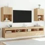 TV-Möbel mit LED-Lichtern, 2 Stück, Sonoma-Eiche, 40,5x30x60 cm. von , TV-Möbel - Ref: Foro24-837034, Preis: 75,03 €, Rabatt: %