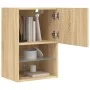 TV-Möbel mit LED-Lichtern, 2 Stück, Sonoma-Eiche, 40,5x30x60 cm. von , TV-Möbel - Ref: Foro24-837034, Preis: 75,03 €, Rabatt: %