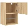 TV-Möbel mit LED-Lichtern, 2 Stück, Sonoma-Eiche, 40,5x30x60 cm. von , TV-Möbel - Ref: Foro24-837034, Preis: 75,03 €, Rabatt: %