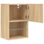 TV-Möbel mit LED-Lichtern, 2 Stück, Sonoma-Eiche, 40,5x30x60 cm. von , TV-Möbel - Ref: Foro24-837034, Preis: 75,77 €, Rabatt: %