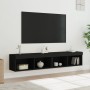 TV-Möbel mit LED-Lichtern, 2 Stück, schwarz, 80x30x30 cm. von , TV-Möbel - Ref: Foro24-837144, Preis: 78,67 €, Rabatt: %