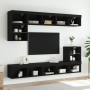 TV-Möbel mit LED-Lichtern, 2 Stück, schwarz, 80x30x30 cm. von , TV-Möbel - Ref: Foro24-837144, Preis: 78,67 €, Rabatt: %