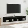 Muebles de TV con luces LED 2 uds negro 80x30x30 cm de , Muebles TV - Ref: Foro24-837144, Precio: 77,45 €, Descuento: %