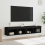 TV-Möbel mit LED-Lichtern, 2 Stück, schwarz, 80x30x30 cm. von , TV-Möbel - Ref: Foro24-837144, Preis: 78,67 €, Rabatt: %