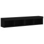 TV-Möbel mit LED-Lichtern, 2 Stück, schwarz, 80x30x30 cm. von , TV-Möbel - Ref: Foro24-837144, Preis: 78,67 €, Rabatt: %