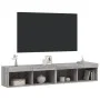 TV-Möbel mit LED-Lichtern, 2 Stück, Sonoma Grau, 80x30x30 cm. von , TV-Möbel - Ref: Foro24-837152, Preis: 72,91 €, Rabatt: %