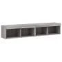 TV-Möbel mit LED-Lichtern, 2 Stück, Sonoma Grau, 80x30x30 cm. von , TV-Möbel - Ref: Foro24-837152, Preis: 72,91 €, Rabatt: %
