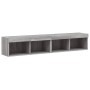 TV-Möbel mit LED-Lichtern, 2 Stück, Sonoma Grau, 80x30x30 cm. von , TV-Möbel - Ref: Foro24-837152, Preis: 74,06 €, Rabatt: %