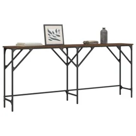 Ingenieurholz-Konsolentisch in Eichenbraun 180x29x75 cm von , Seitentische - Ref: Foro24-837766, Preis: 57,57 €, Rabatt: %