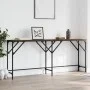 Mesa consola madera de ingeniería marrón roble 180x29x75 cm by , Side tables - Ref: Foro24-837766, Price: 57,57 €, Discount: %