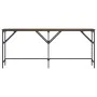 Mesa consola madera de ingeniería marrón roble 180x29x75 cm by , Side tables - Ref: Foro24-837766, Price: 57,57 €, Discount: %