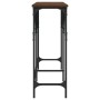 Mesa consola madera de ingeniería marrón roble 180x29x75 cm by , Side tables - Ref: Foro24-837766, Price: 58,26 €, Discount: %
