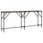 Ingenieurholz-Konsolentisch in Eichenbraun 180x29x75 cm von , Seitentische - Ref: Foro24-837766, Preis: 58,26 €, Rabatt: %