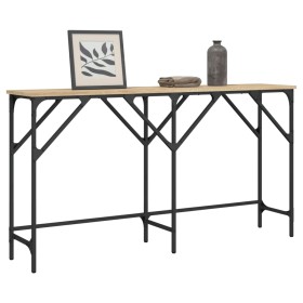 Ingenieurholz-Konsolentisch Eiche Sonoma 140x29x75 cm von , Seitentische - Ref: Foro24-837758, Preis: 48,90 €, Rabatt: %