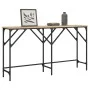 Mesa consola madera de ingeniería roble Sonoma 140x29x75 cm by , Side tables - Ref: Foro24-837758, Price: 48,29 €, Discount: %