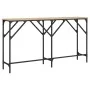 Mesa consola madera de ingeniería roble Sonoma 140x29x75 cm by , Side tables - Ref: Foro24-837758, Price: 48,29 €, Discount: %