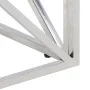 Beistelltisch aus Edelstahl in Silber und recyceltem Massivholz. von , Couchtisch - Ref: Foro24-349984, Preis: 121,31 €, Raba...