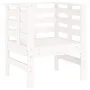 Gartenstühle 2 Stück Massivholz Kiefer Weiß 61,5x53x71 cm von , Gartenstühle - Ref: Foro24-825129, Preis: 109,07 €, Rabatt: %