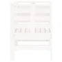 Gartenstühle 2 Stück Massivholz Kiefer Weiß 61,5x53x71 cm von , Gartenstühle - Ref: Foro24-825129, Preis: 109,07 €, Rabatt: %