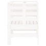 Gartenstühle 2 Stück Massivholz Kiefer Weiß 61,5x53x71 cm von , Gartenstühle - Ref: Foro24-825129, Preis: 110,11 €, Rabatt: %
