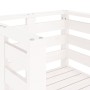 Gartenstühle 2 Stück Massivholz Kiefer Weiß 61,5x53x71 cm von , Gartenstühle - Ref: Foro24-825129, Preis: 110,11 €, Rabatt: %