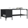 Mesa de centro con estante madera ingeniería negro 100x51x40 cm by , Coffee table - Ref: Foro24-837732, Price: 37,43 €, Disco...