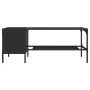 Mesa de centro con estante madera ingeniería negro 100x51x40 cm by , Coffee table - Ref: Foro24-837732, Price: 37,11 €, Disco...
