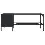 Mesa de centro con estante madera ingeniería negro 100x51x40 cm by , Coffee table - Ref: Foro24-837732, Price: 37,43 €, Disco...