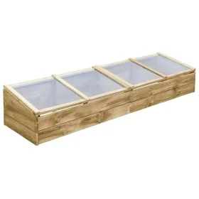 Invernadero de madera de pino impregnada 200x50x35 cm de vidaXL, Invernaderos - Ref: Foro24-45303, Precio: 145,58 €, Descuent...