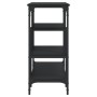 Mesa consola con estantes negro 100x35x75 cm de , Mesas auxiliares - Ref: Foro24-837787, Precio: 60,04 €, Descuento: %