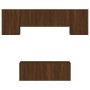 Wand-TV-Möbel 6-teilig aus braunem Eichenfurnierholz von , TV-Möbel - Ref: Foro24-3216445, Preis: 189,64 €, Rabatt: %