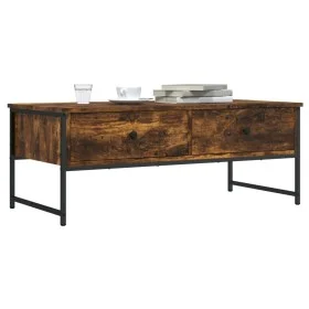 Mesa de centro madera ingeniería roble ahumado 101x49x39,5 cm by , Coffee table - Ref: Foro24-837739, Price: 61,73 €, Discoun...