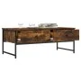 Rauchige Eichenholz-Ingenieurholz-Couchtisch 101x49x39,5 cm von , Couchtisch - Ref: Foro24-837739, Preis: 61,73 €, Rabatt: %