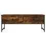 Rauchige Eichenholz-Ingenieurholz-Couchtisch 101x49x39,5 cm von , Couchtisch - Ref: Foro24-837739, Preis: 61,73 €, Rabatt: %