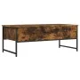 Rauchige Eichenholz-Ingenieurholz-Couchtisch 101x49x39,5 cm von , Couchtisch - Ref: Foro24-837739, Preis: 61,73 €, Rabatt: %