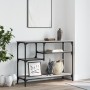 Mesa consola con estantes gris Sonoma 100x35x75 cm de , Mesas auxiliares - Ref: Foro24-837785, Precio: 61,04 €, Descuento: %