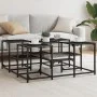 Mesa de centro madera de ingeniería negro 91x91x40 cm de , Mesas de centro - Ref: Foro24-839073, Precio: 57,93 €, Descuento: %